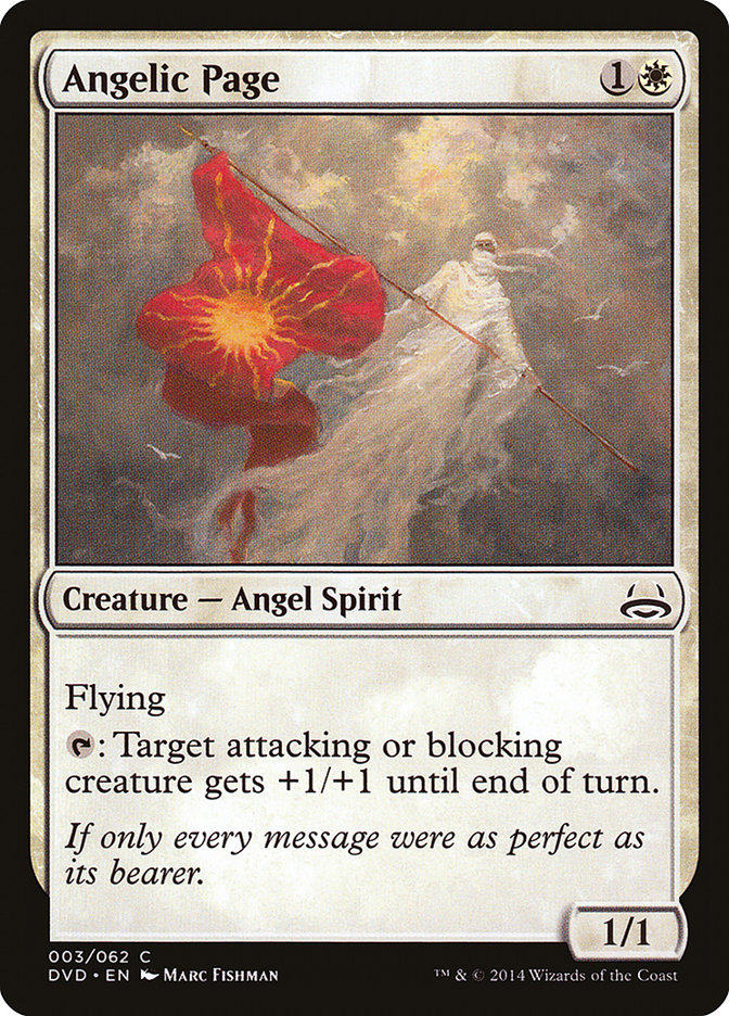 Angelic Page (Divine vs. Demonic) [Duel Decks Anthology] | Chromatic Games