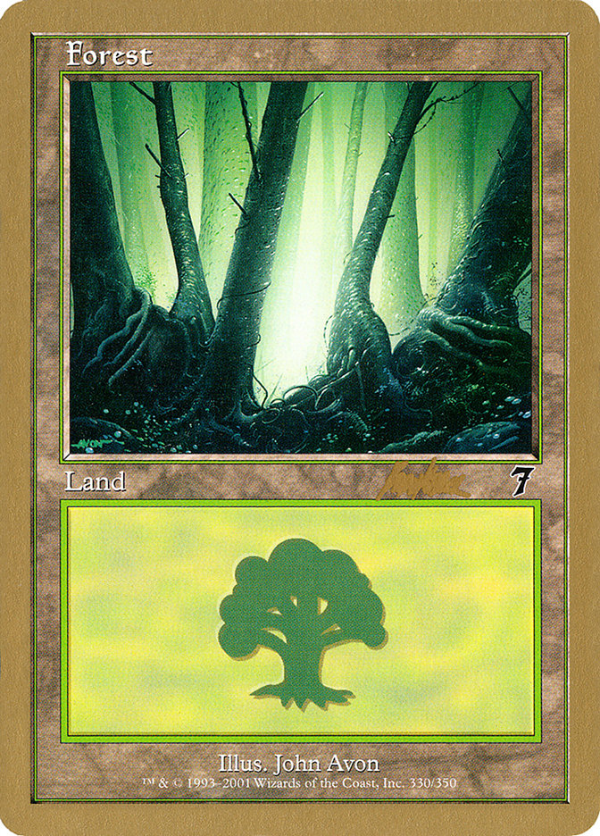 Forest (bk330) (Brian Kibler) [World Championship Decks 2002] | Chromatic Games