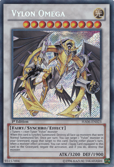 Vylon Omega [HA06-EN023] Secret Rare | Chromatic Games