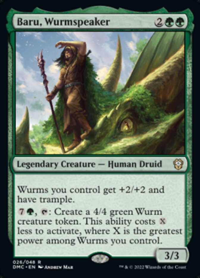 Baru, Wurmspeaker [Dominaria United Commander] | Chromatic Games