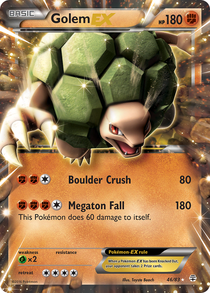 Golem EX (46/83) [XY: Generations] | Chromatic Games