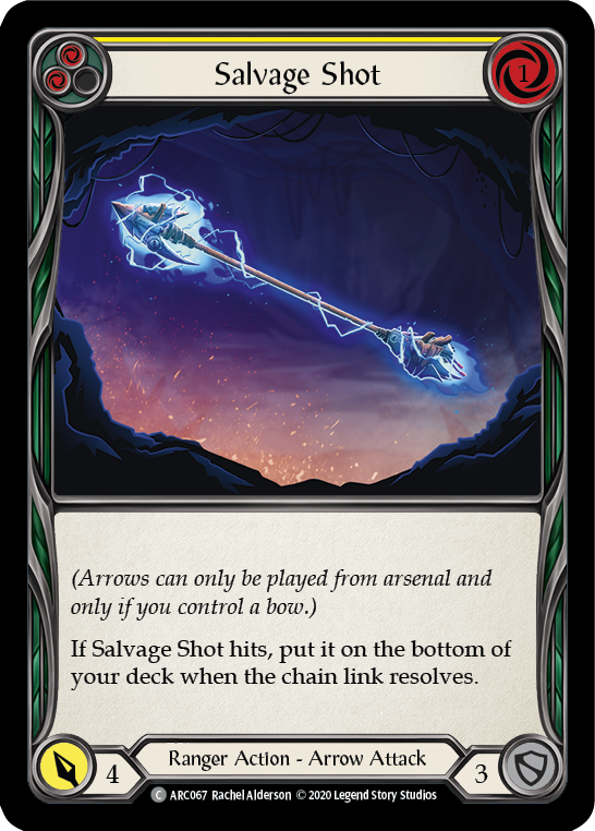 Salvage Shot (Yellow) [U-ARC067] (Arcane Rising Unlimited)  Unlimited Rainbow Foil | Chromatic Games