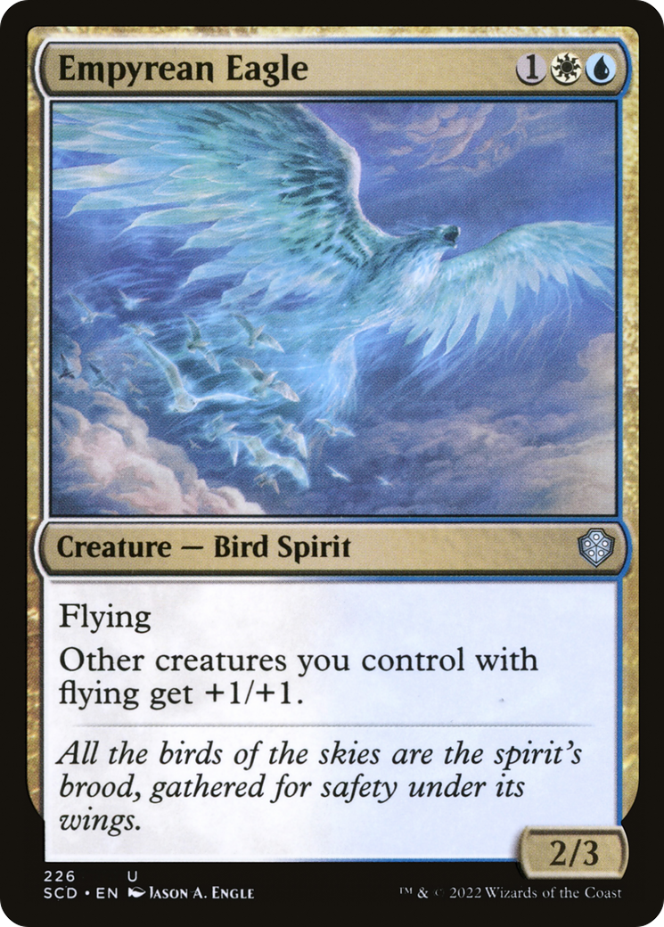 Empyrean Eagle [Starter Commander Decks] | Chromatic Games