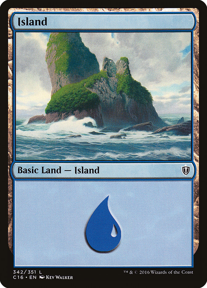 Island (342) [Commander 2016] | Chromatic Games