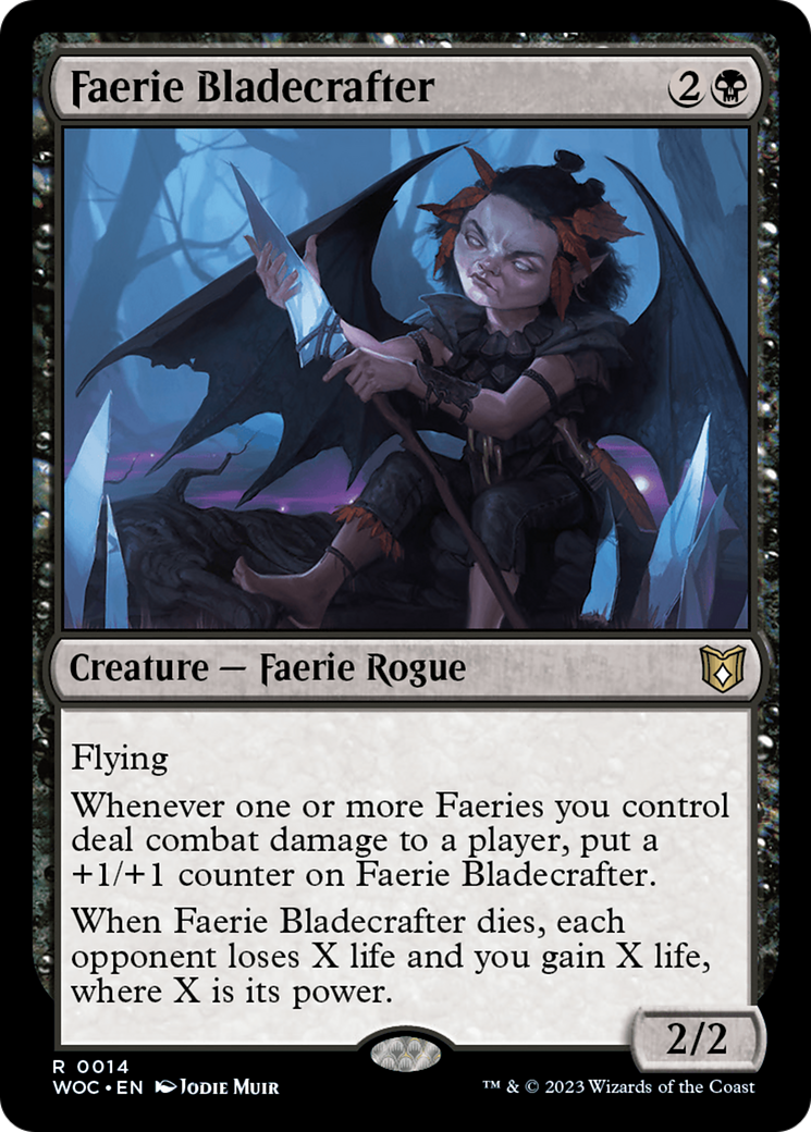 Faerie Bladecrafter [Wilds of Eldraine Commander] | Chromatic Games