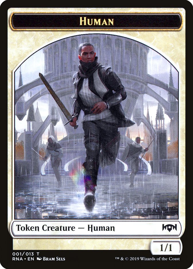 Human Token [Ravnica Allegiance Tokens] | Chromatic Games