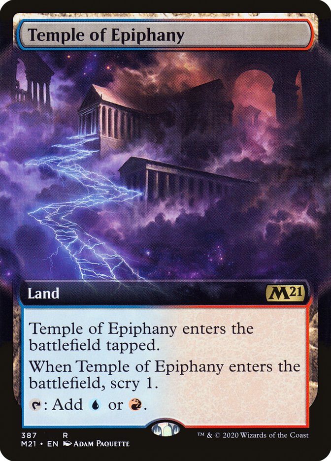 Temple of Epiphany (Extended Art) [Core Set 2021] | Chromatic Games