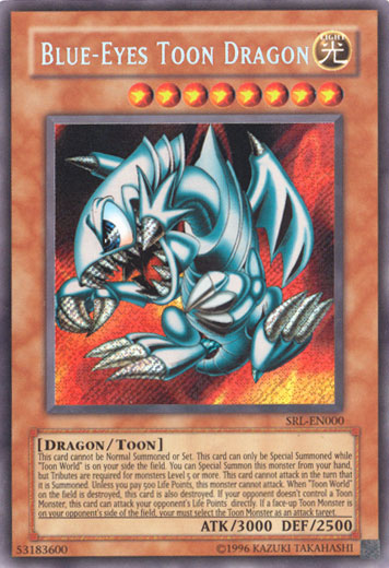 Blue-Eyes Toon Dragon [SRL-EN000] Secret Rare | Chromatic Games