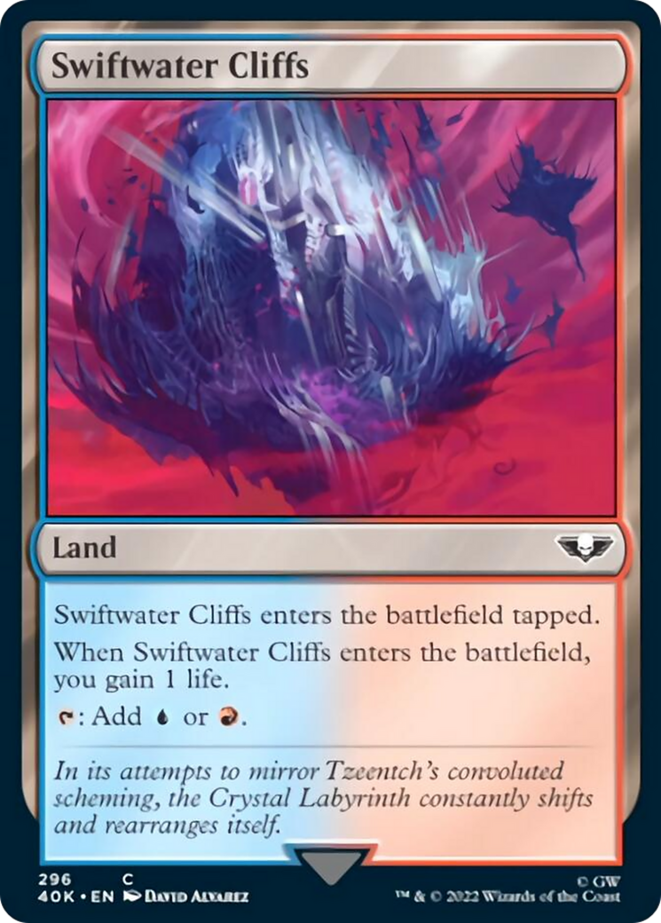 Swiftwater Cliffs (Surge Foil) [Warhammer 40,000] | Chromatic Games