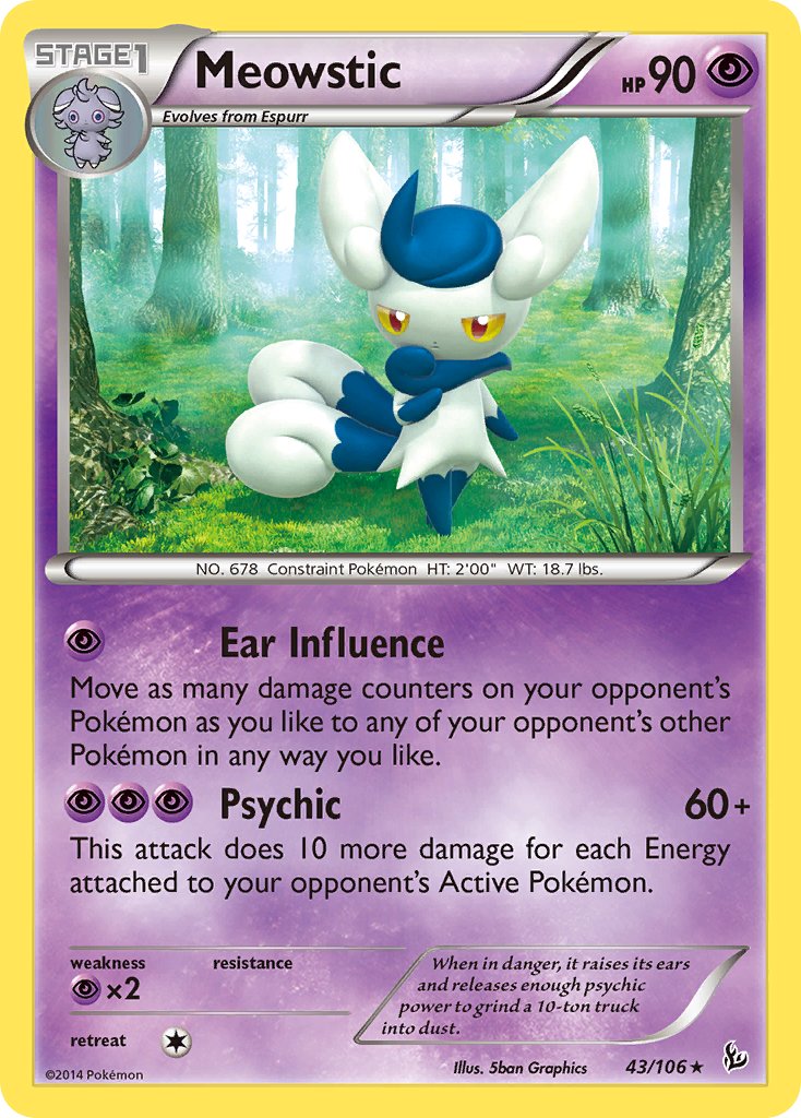 Meowstic (XY Flashfire) [Theme Deck Exclusives] | Chromatic Games