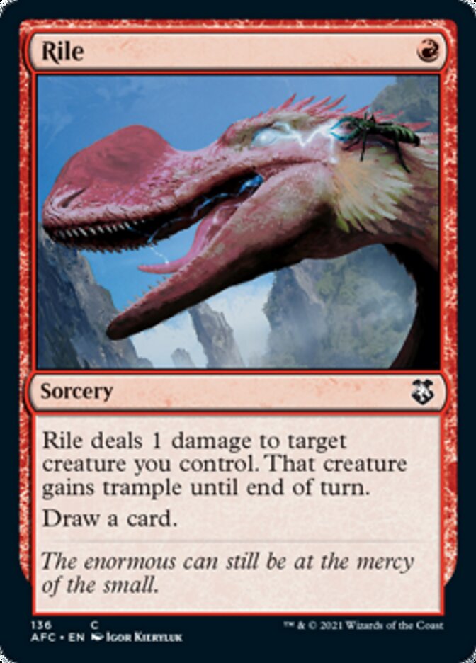 Rile [Dungeons & Dragons: Adventures in the Forgotten Realms Commander] | Chromatic Games