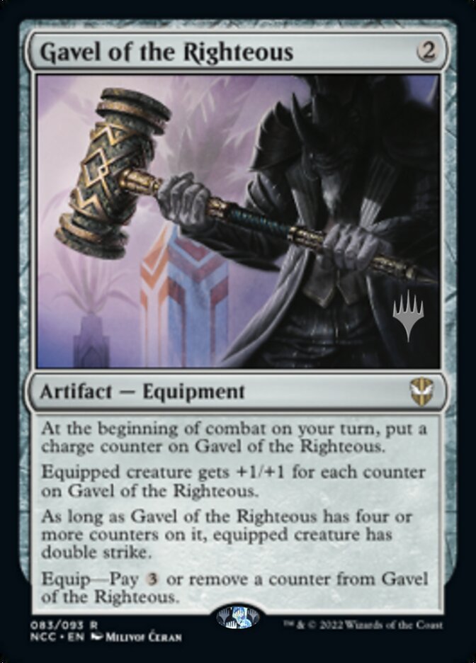 Gavel of the Righteous (Promo Pack) [Streets of New Capenna Commander Promos] | Chromatic Games