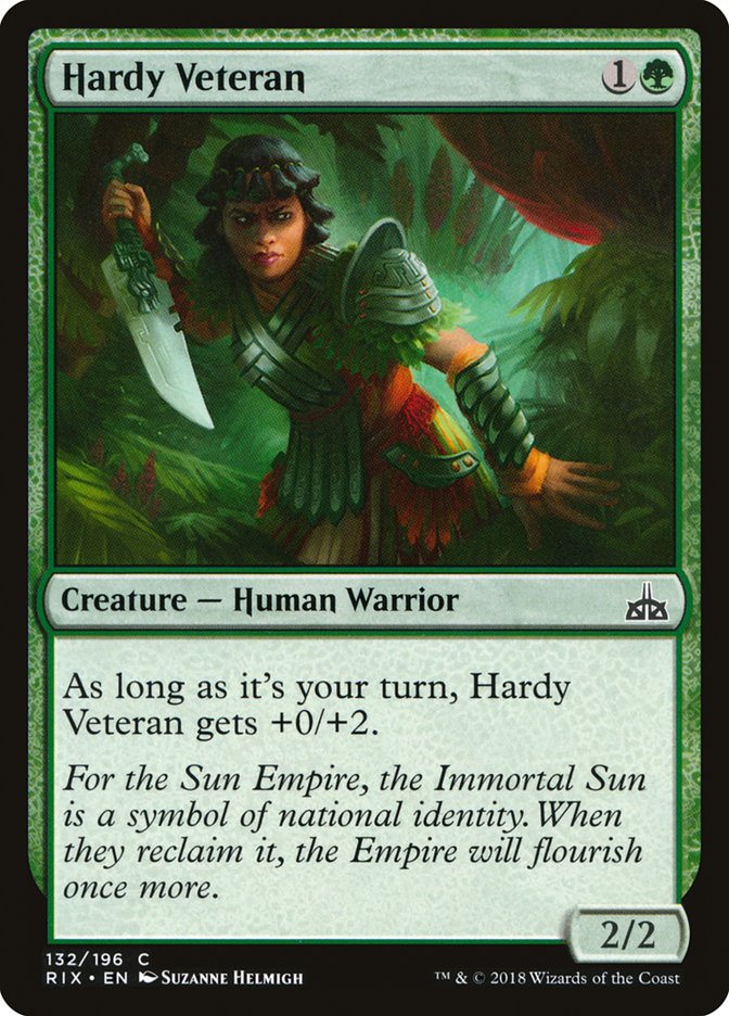 Hardy Veteran [Rivals of Ixalan] | Chromatic Games