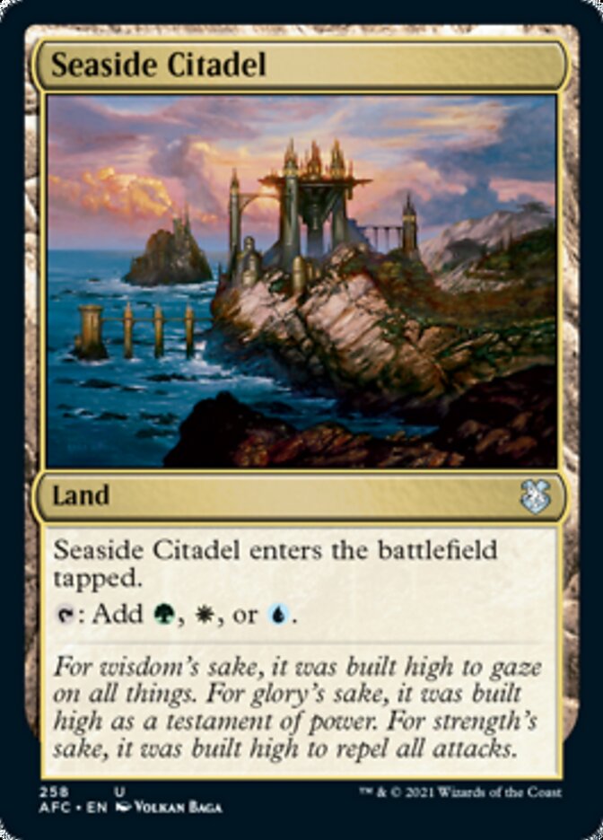 Seaside Citadel [Dungeons & Dragons: Adventures in the Forgotten Realms Commander] | Chromatic Games