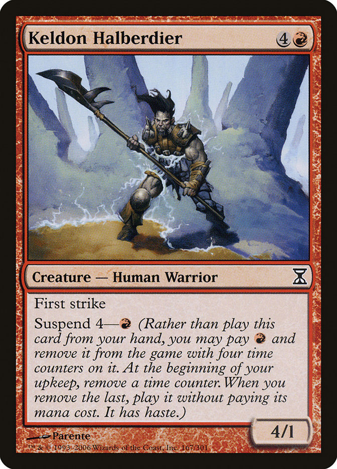 Keldon Halberdier [Time Spiral] | Chromatic Games