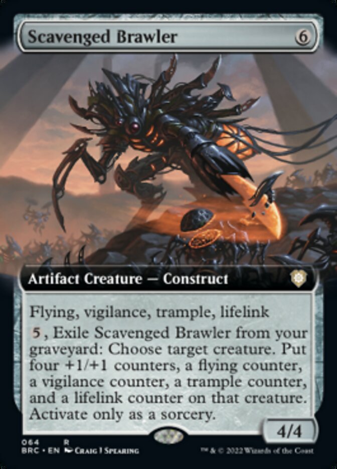 Scavenged Brawler (Extended Art) [The Brothers' War Commander] | Chromatic Games