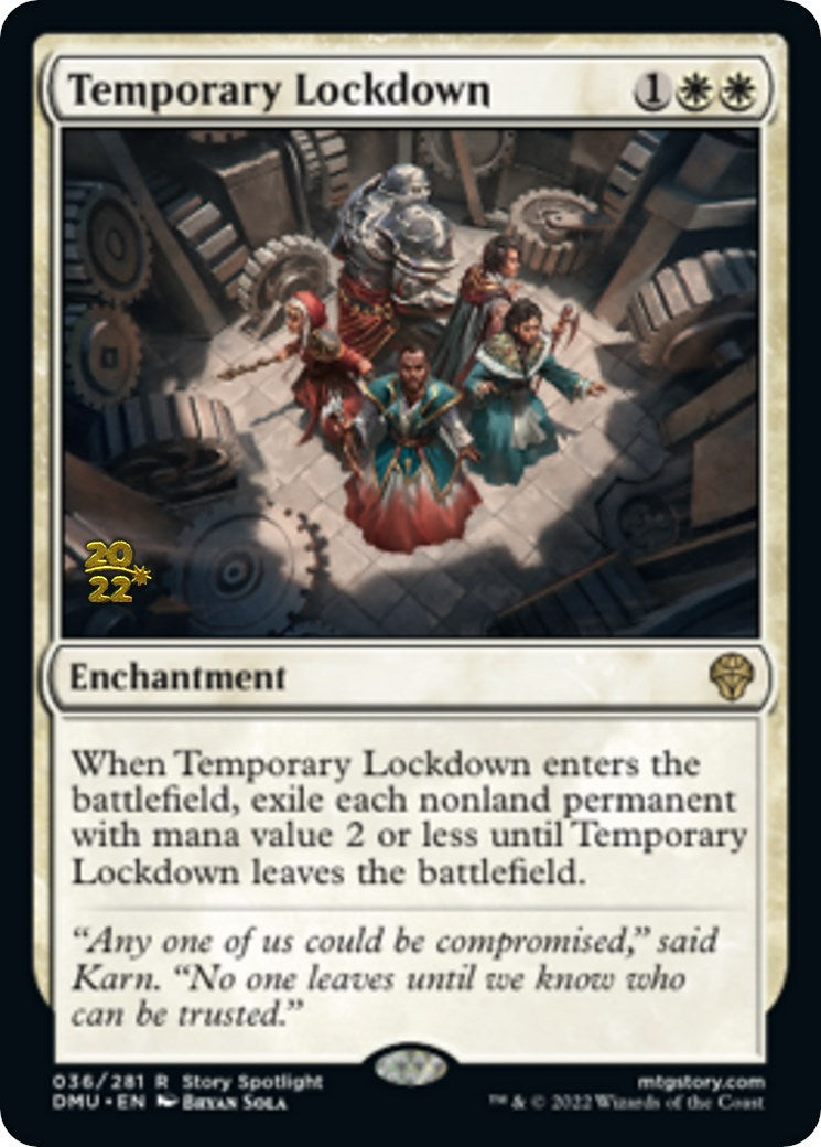 Temporary Lockdown [Dominaria United Prerelease Promos] | Chromatic Games