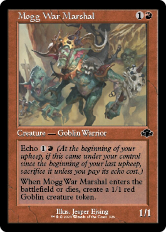 Mogg War Marshal (Retro) [Dominaria Remastered] | Chromatic Games