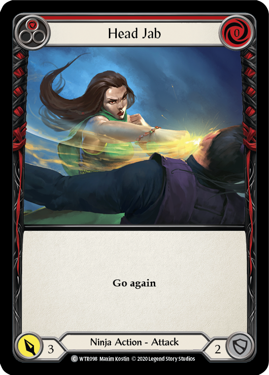 Head Jab (Red) [U-WTR098] (Welcome to Rathe Unlimited)  Unlimited Rainbow Foil | Chromatic Games