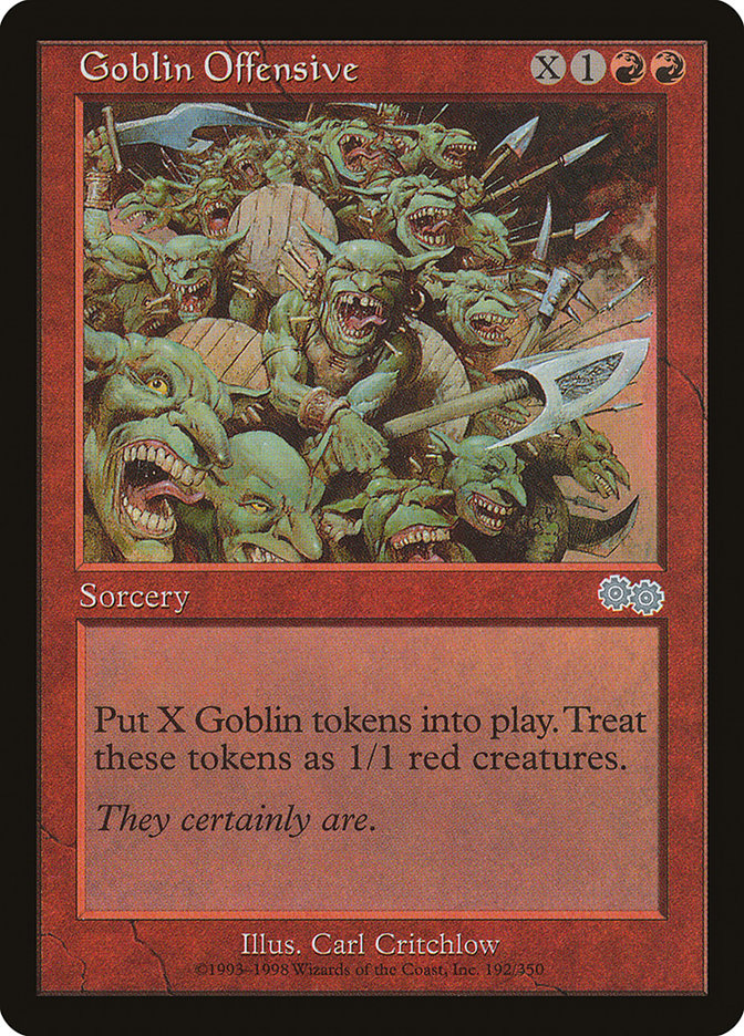 Goblin Offensive [Urza's Saga] | Chromatic Games