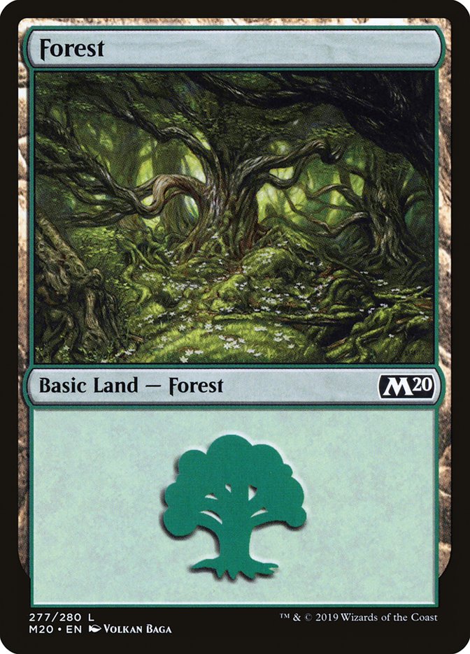 Forest (277) [Core Set 2020] | Chromatic Games