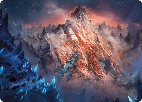 Mountain Art Card [The Lord of the Rings: Tales of Middle-earth Art Series] | Chromatic Games