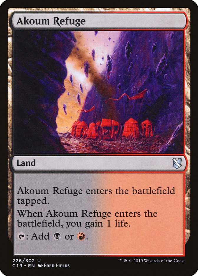 Akoum Refuge [Commander 2019] | Chromatic Games