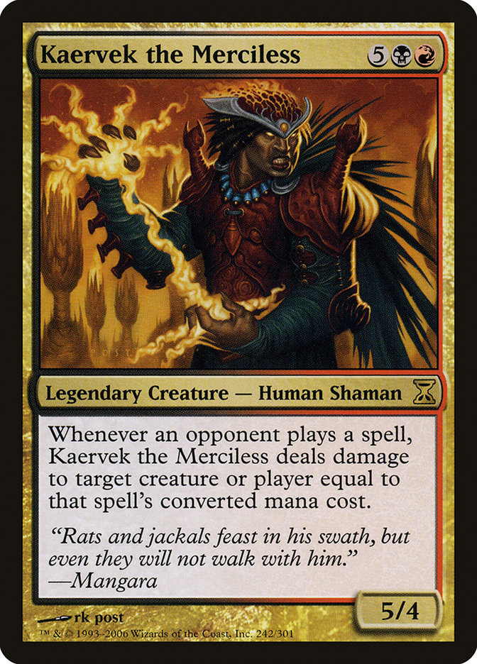 Kaervek the Merciless [Time Spiral] | Chromatic Games