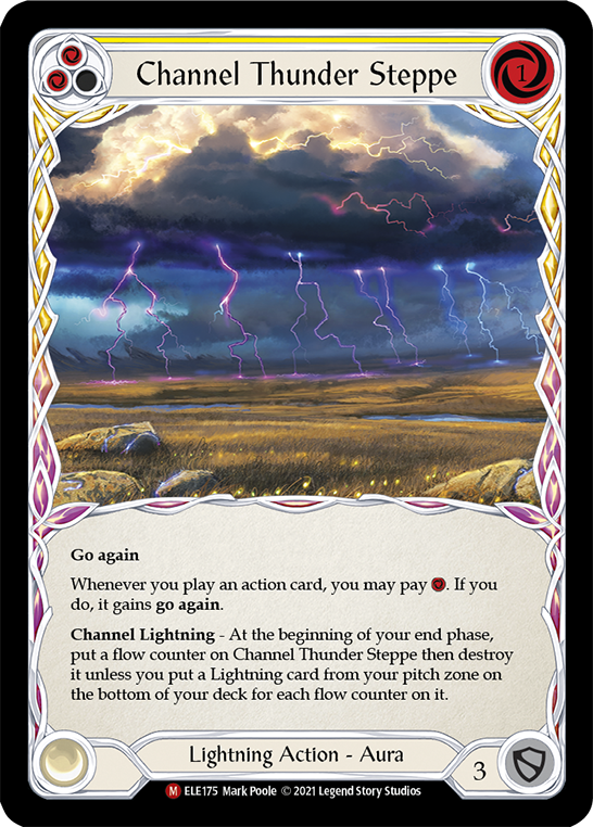 Channel Thunder Steppe [ELE175] (Tales of Aria)  1st Edition Normal | Chromatic Games