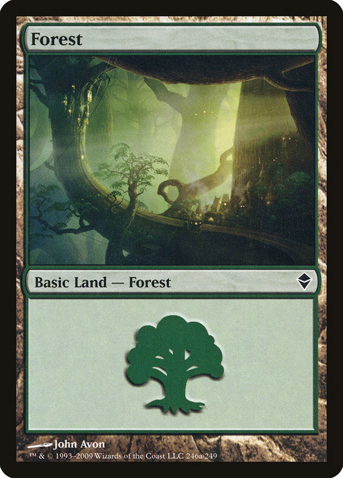 Forest (246a) [Zendikar] | Chromatic Games