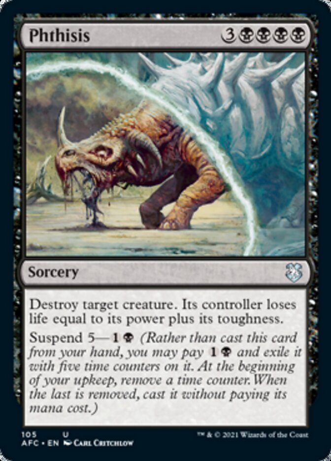 Phthisis [Dungeons & Dragons: Adventures in the Forgotten Realms Commander] | Chromatic Games