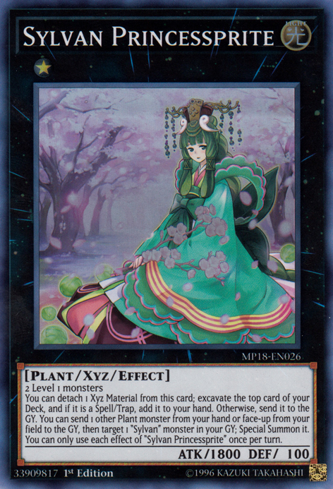 Sylvan Princessprite [MP18-EN026] Super Rare | Chromatic Games