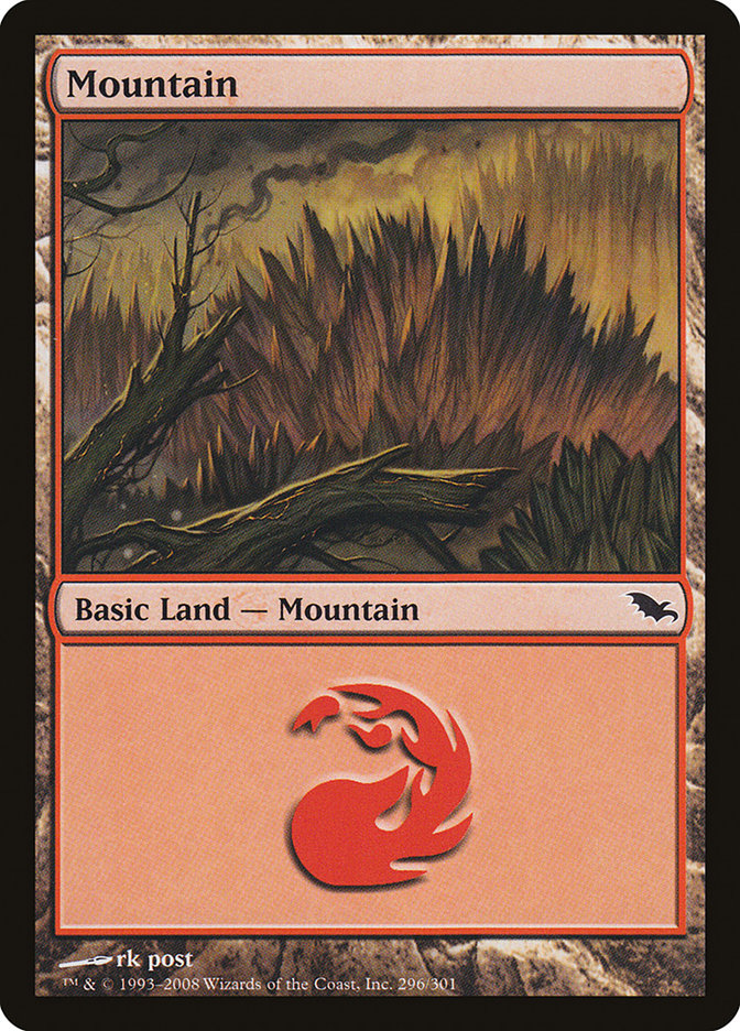 Mountain (296) [Shadowmoor] | Chromatic Games