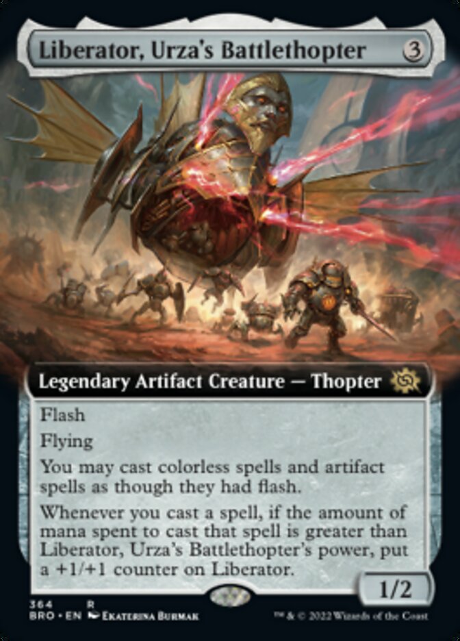 Liberator, Urza's Battlethopter (Extended Art) [The Brothers' War] | Chromatic Games