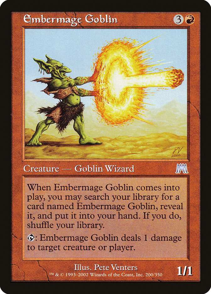 Embermage Goblin [Onslaught] | Chromatic Games