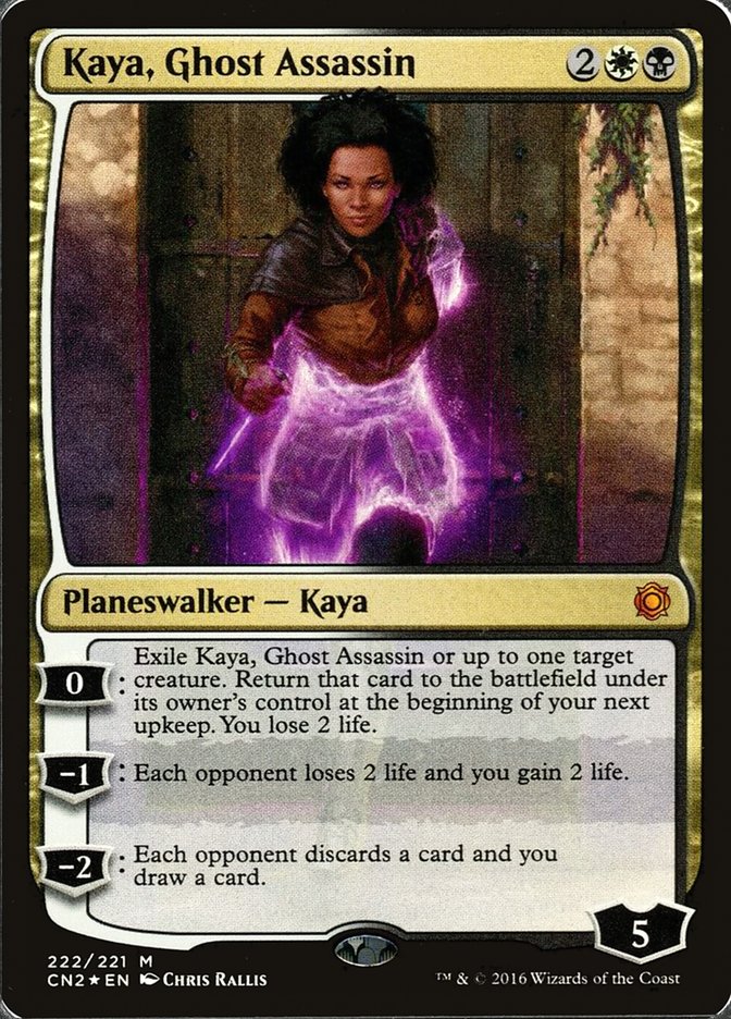 Kaya, Ghost Assassin (222/221) [Conspiracy: Take the Crown] | Chromatic Games