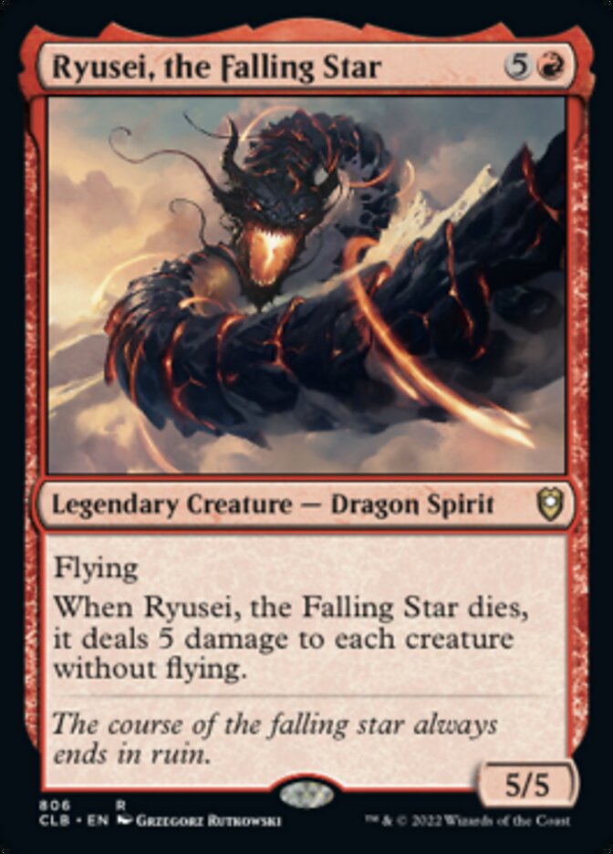 Ryusei, the Falling Star [Commander Legends: Battle for Baldur's Gate] | Chromatic Games