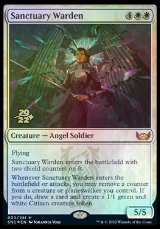 Sanctuary Warden [Streets of New Capenna Prerelease Promos] | Chromatic Games