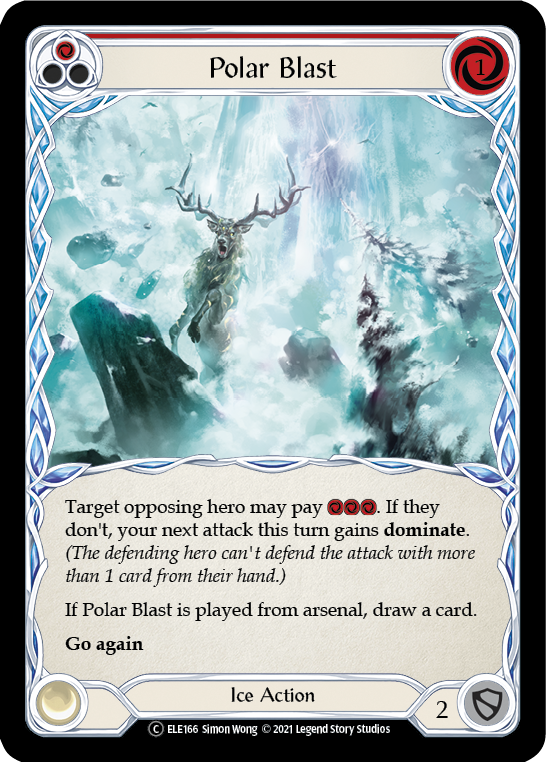 Polar Blast (Red) [U-ELE166] (Tales of Aria Unlimited)  Unlimited Rainbow Foil | Chromatic Games