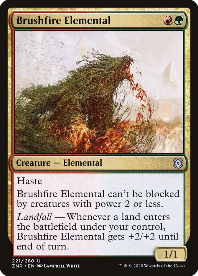 Brushfire Elemental [Zendikar Rising] | Chromatic Games