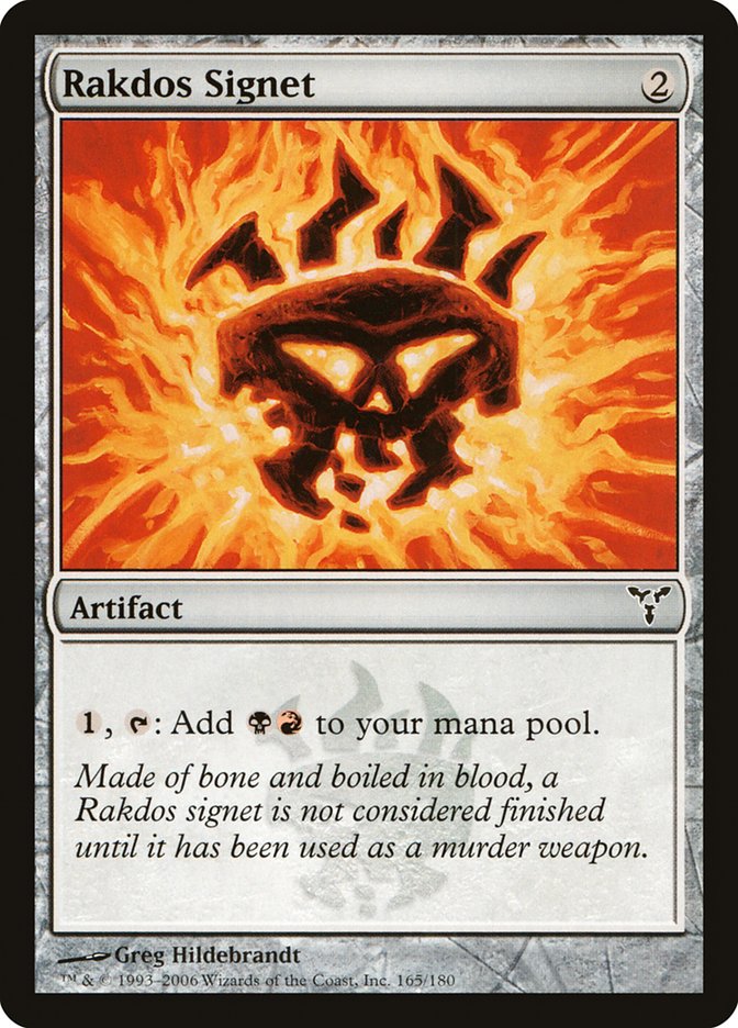 Rakdos Signet [Dissension] | Chromatic Games