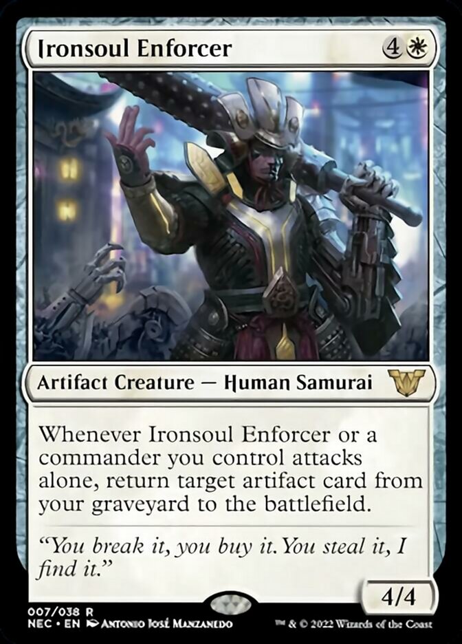 Ironsoul Enforcer [Kamigawa: Neon Dynasty Commander] | Chromatic Games