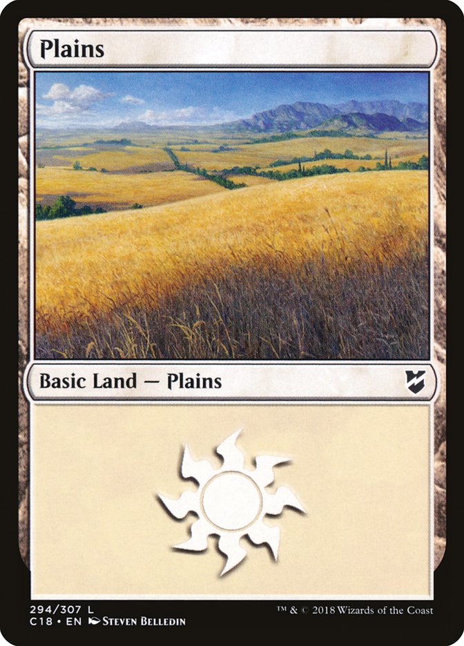 Plains (294) [Commander 2018] | Chromatic Games