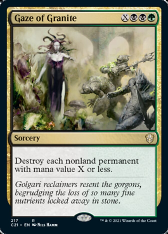 Gaze of Granite [Commander 2021] | Chromatic Games