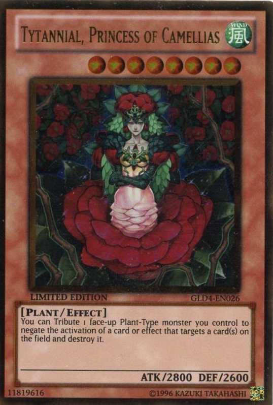 Tytannial, Princess of Camellias [GLD4-EN026] Gold Rare | Chromatic Games