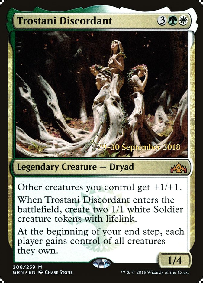 Trostani Discordant [Guilds of Ravnica Prerelease Promos] | Chromatic Games