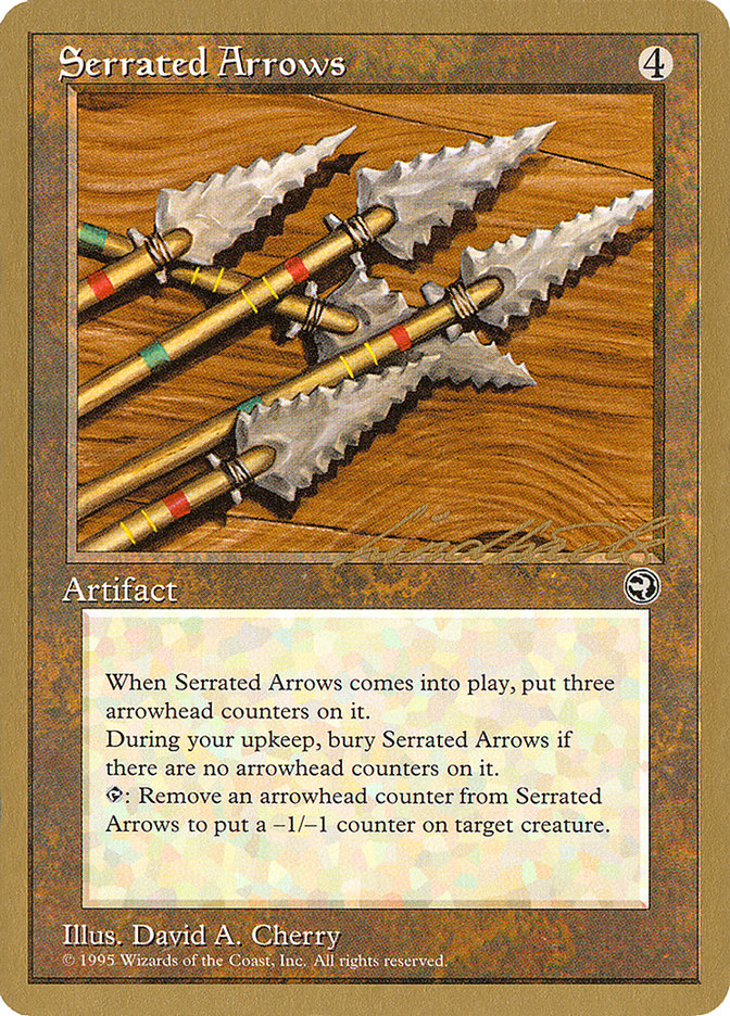 Serrated Arrows (Leon Lindback) [Pro Tour Collector Set] | Chromatic Games