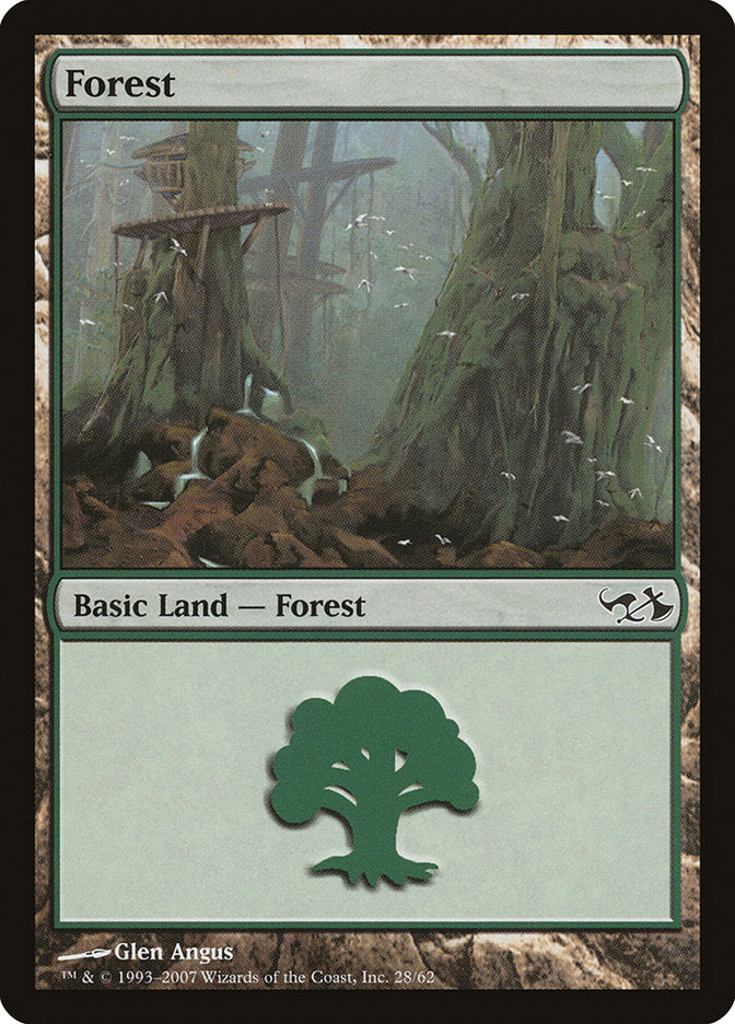 Forest (28) [Duel Decks: Elves vs. Goblins] | Chromatic Games