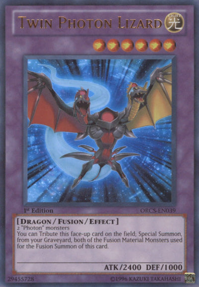 Twin Photon Lizard [ORCS-EN039] Ultra Rare | Chromatic Games