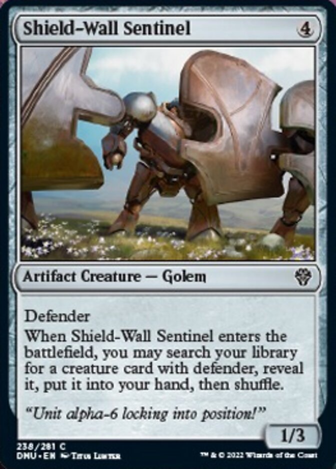 Shield-Wall Sentinel [Dominaria United] | Chromatic Games